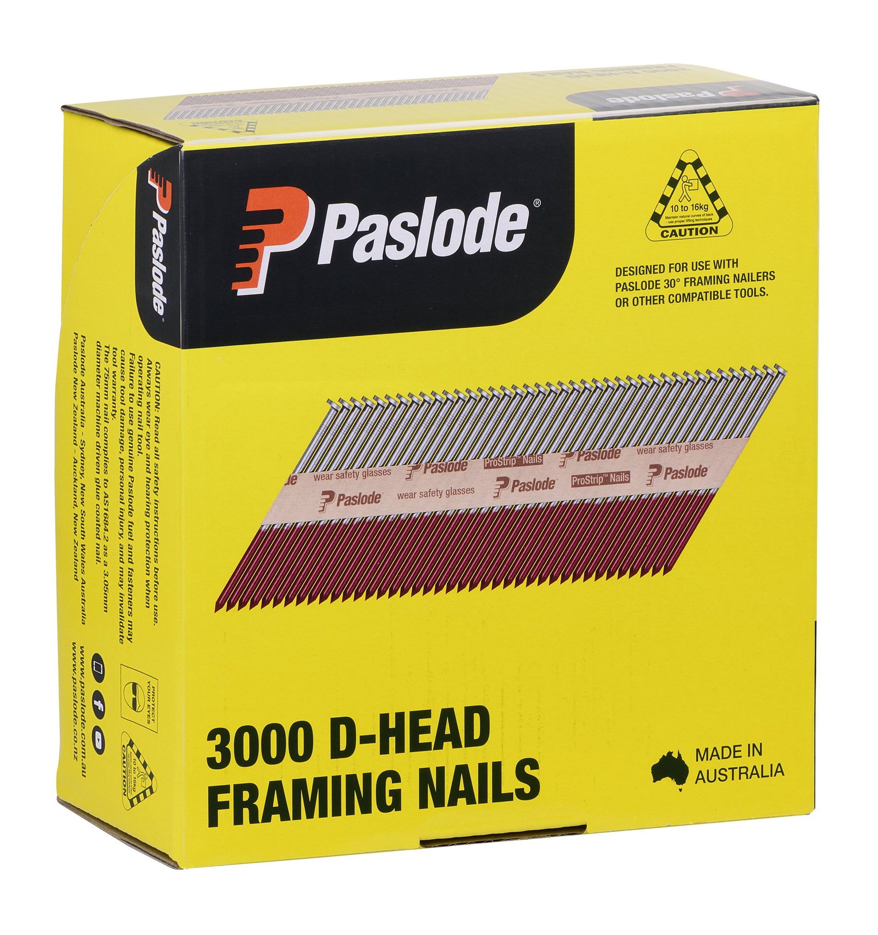 Paslode 75mm Framing Nails 3000 Pack B20529D