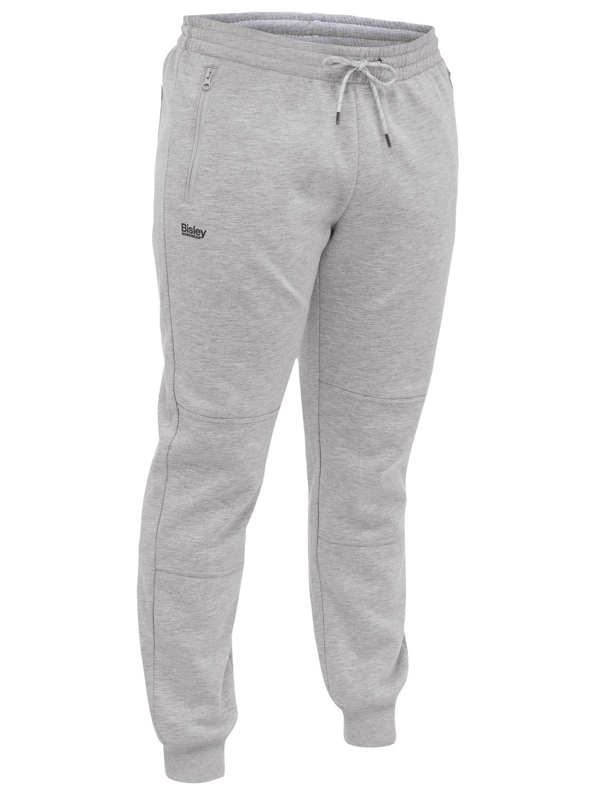 Bisley Workwear BKP6203 Men's Grey Marle M Work Fleece Track Pants BKP6203_BGGYM