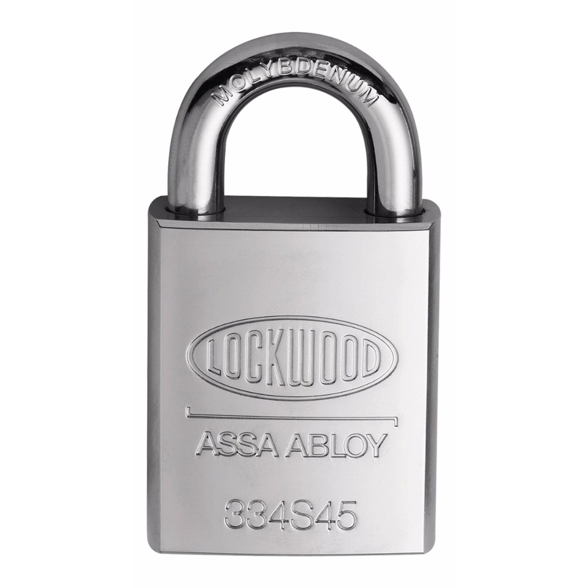 Lockwood 334S 45mm Steel Body Padlock 38mm Moly 8.7mm Diameter Shackle - 5KD NDP 334S45/538/NDP