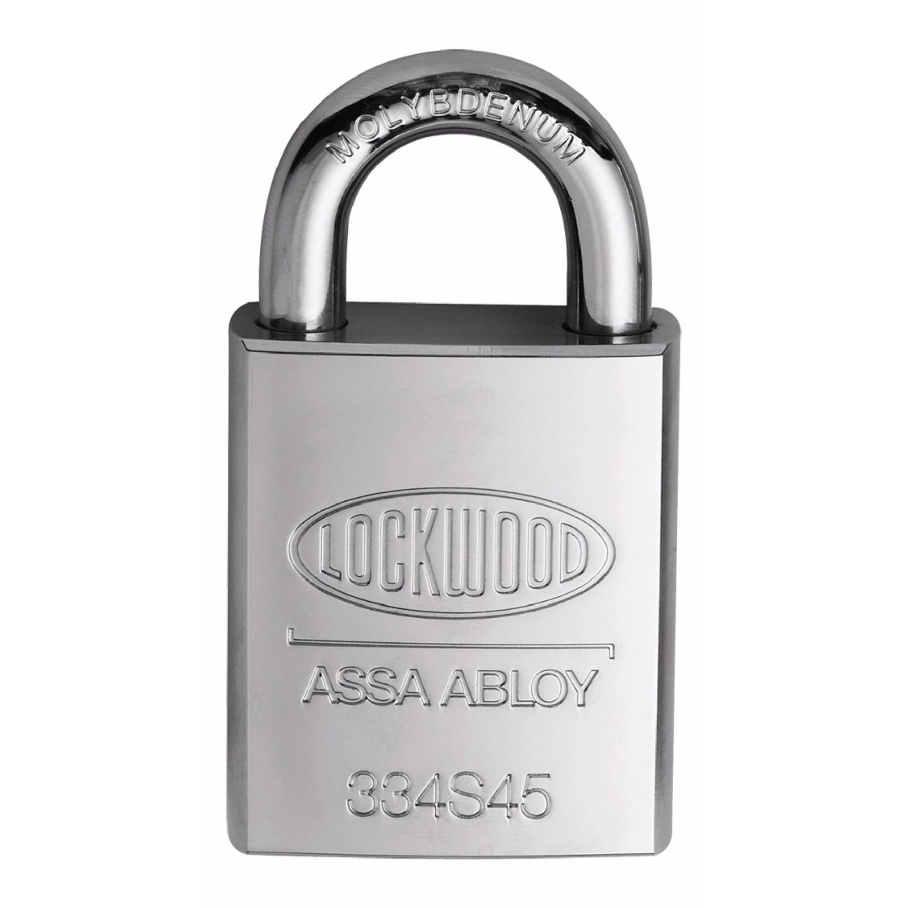 Lockwood 334S 45mm Steel Body Padlock 38mm Moly 8.7mm Diameter Shackle - 5KD NDP 334S45/538/NDP