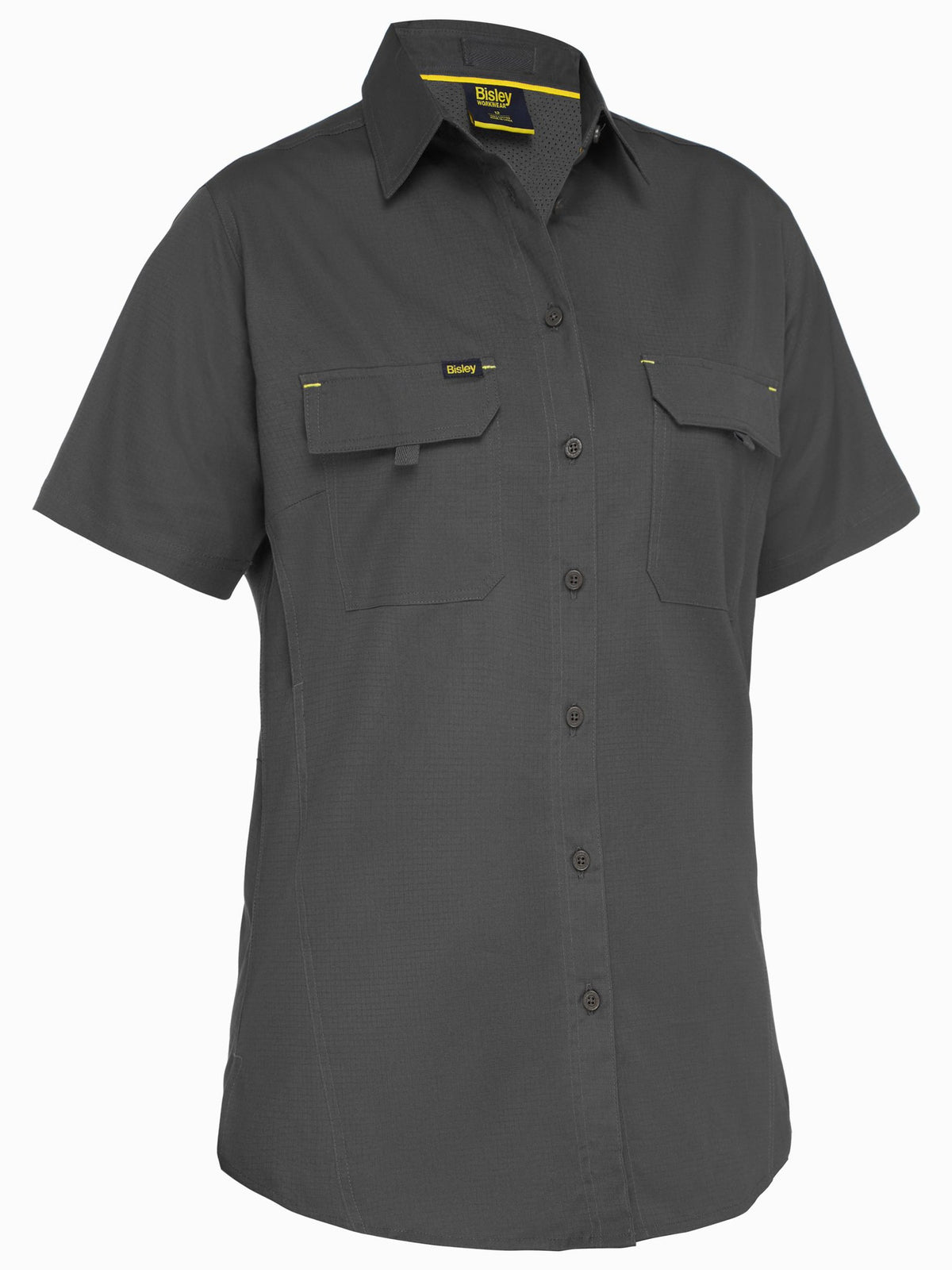 Bisley Workwear BL1414 Women's Charcoal 20 X Airflow™ Ripstop Shirt BL1414_BCCG20