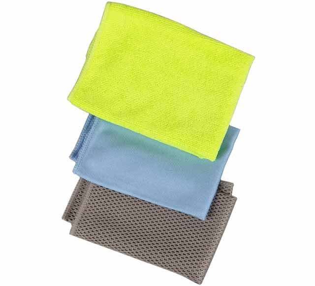 Master Detailer Cleaning Cloths Glass Wash & Scrub 3 Pack AKCTA023