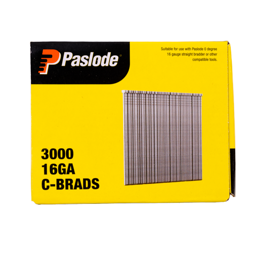 Paslode 38mm C Series Brads 3000 Pack B20238