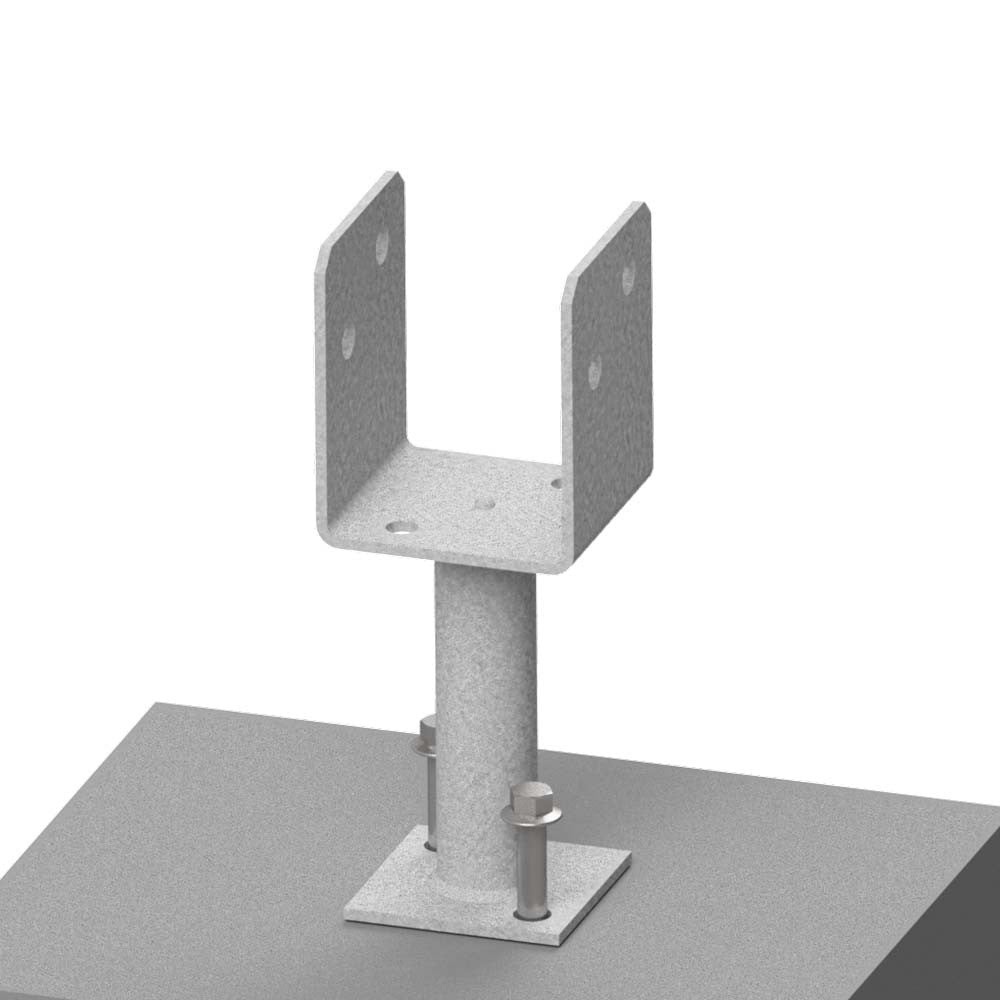 Vuetrade Post Support - 600mm X 90mm Full Stirrup VPS60090