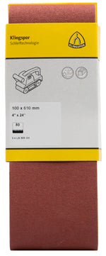 Klingspor 7084 LS 309 XH 100mm x 610mm 120 grit woodworking belt