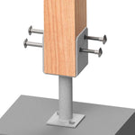 Vuetrade Post Support - 600mm X 90mm Full Stirrup VPS60090