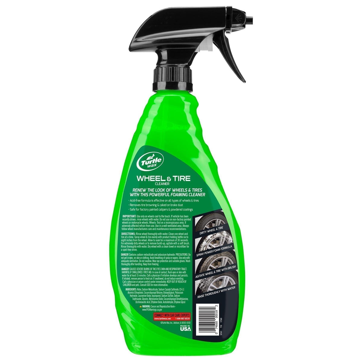 Turtle Wax All Wheel & Tire Cleaner T18 680ml 100105