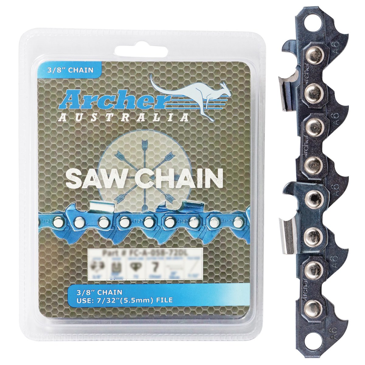 Chain Loop Semi Chisel - 3/8“, .063”, 72Dl A-063-72DL