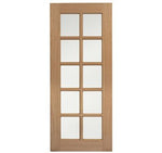 Excel Pacific 10LF Meranti Frosted External Door 2040 x 820 x 40 AC10LFMFED204082040