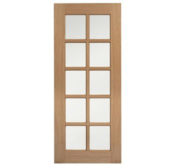 Excel Pacific 10LF Meranti Frosted External Door 2040 x 820 x 40 AC10LFMFED204082040