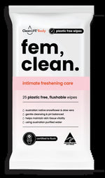 Clife Fem Clean Wipe 25PK CLS00083