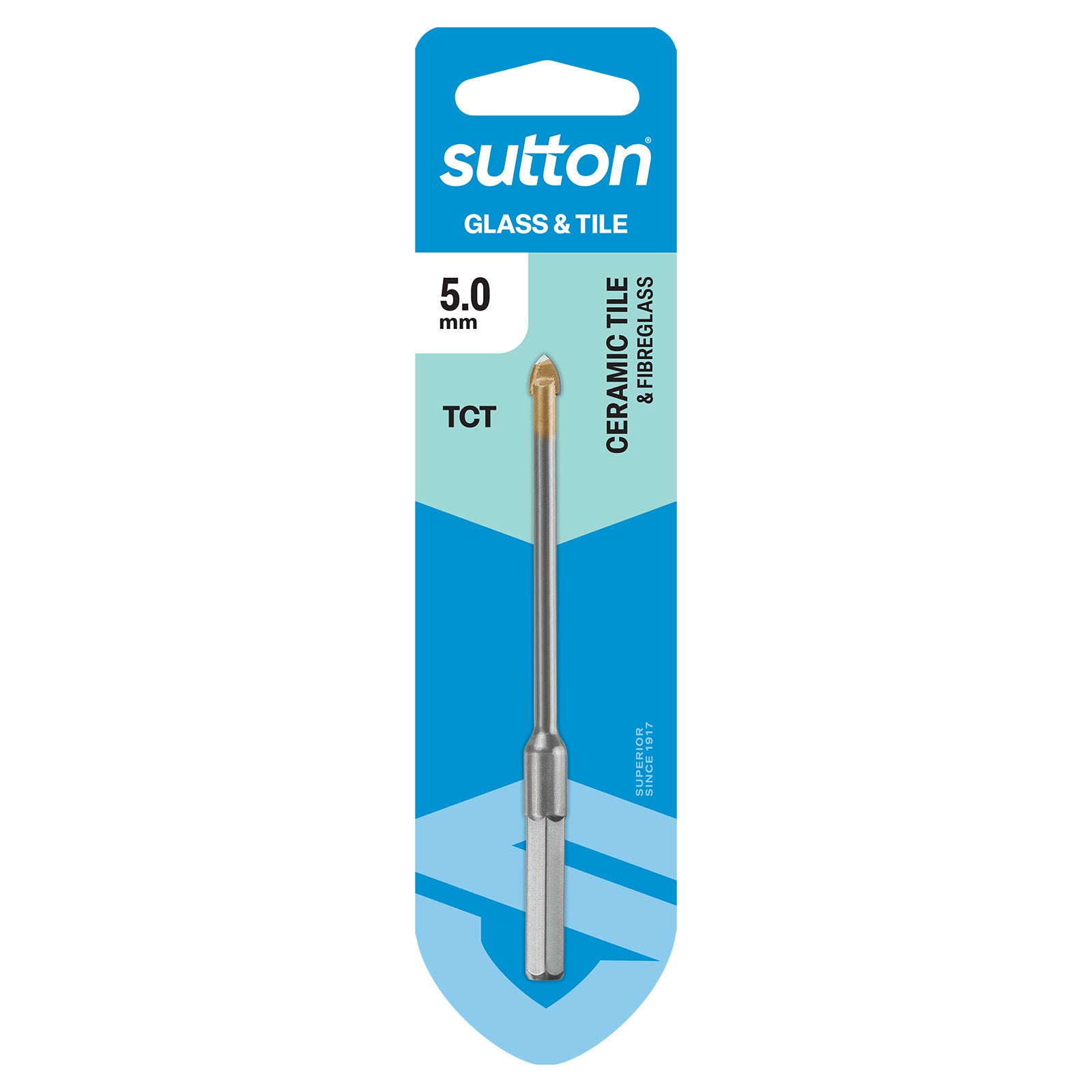 Sutton Tools Drill Glass & Tile Bit Carded 5.0Mm D6040500