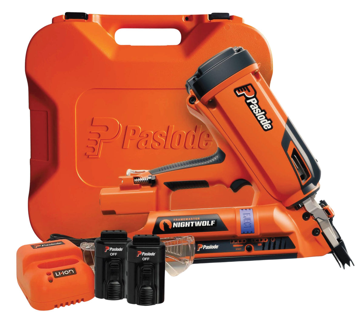 Paslode FrameMaster NightWolf Cordless Framing Nailer Combo Kit NW580
