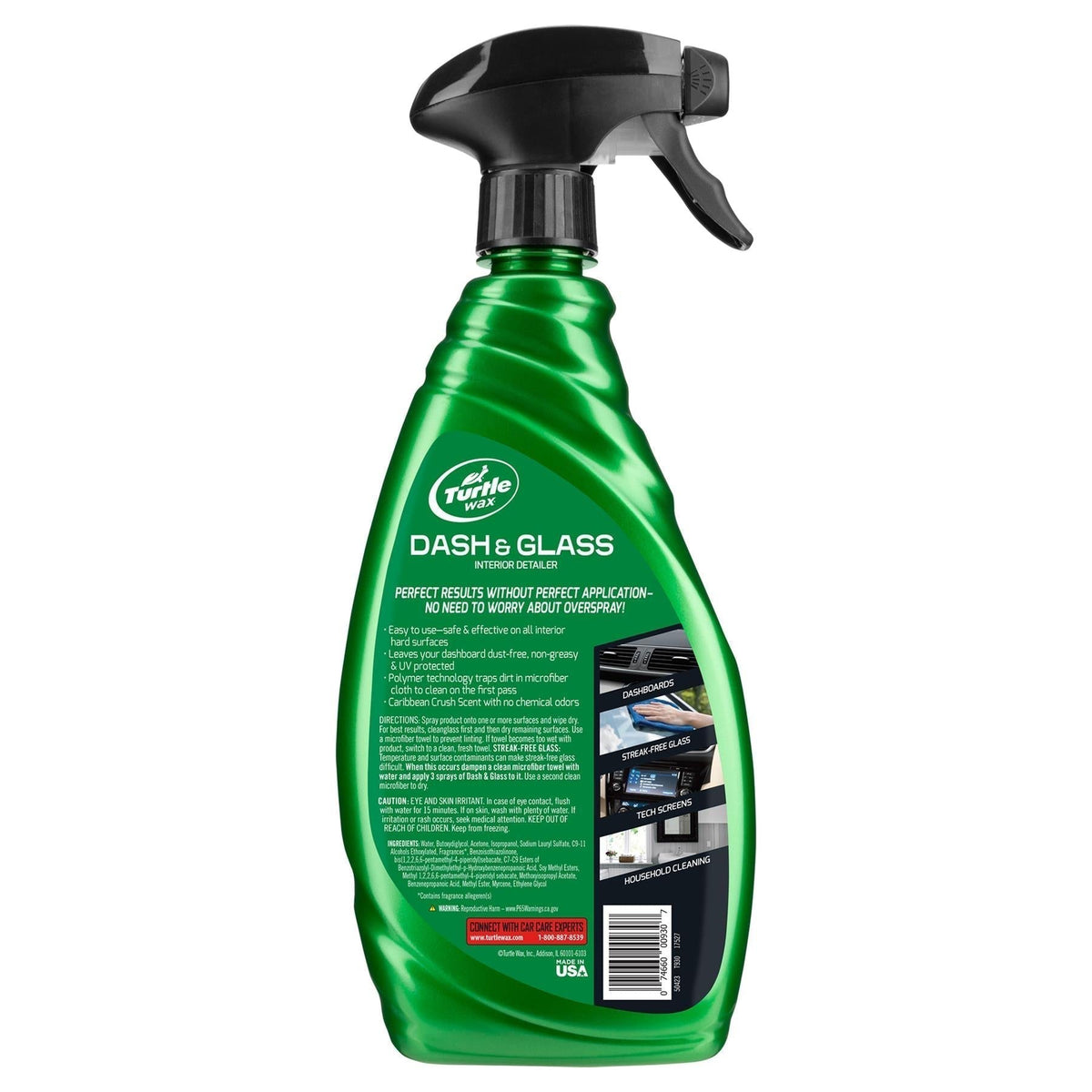 Turtle Wax Dash&Glass Interior Clean T930 680ml 100191