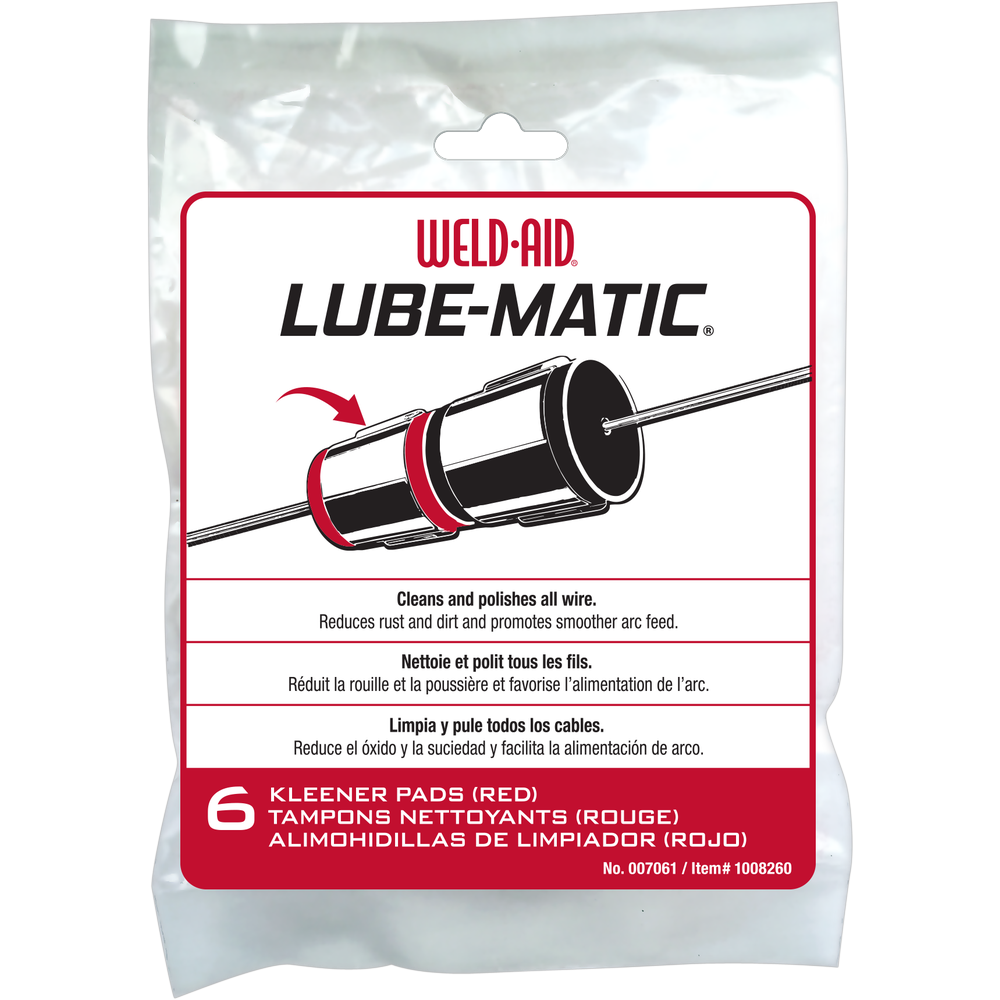 CRC Weld-Aid Lube-Matic Red Cleaning Pad 6X6Pad 17061