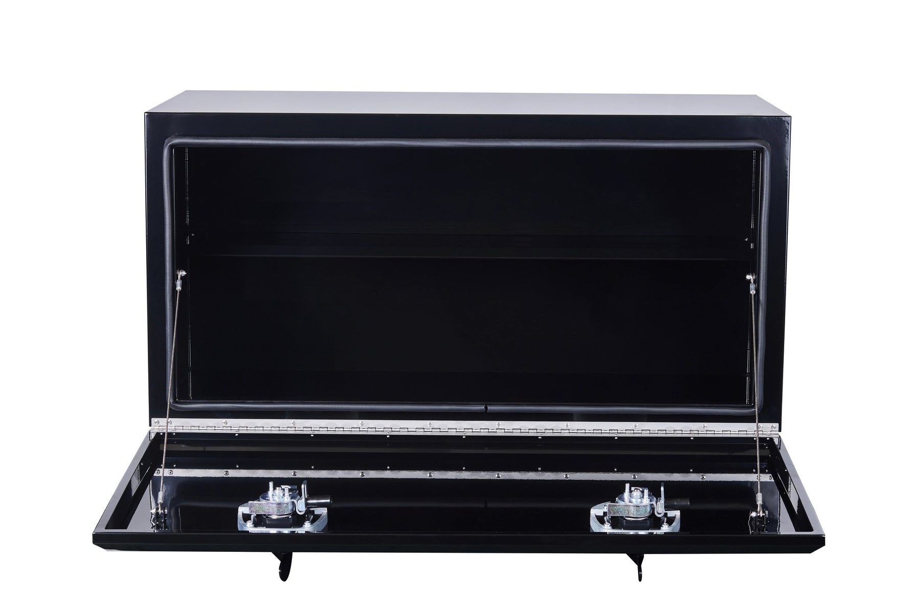 KA Boxes Truck Box - Single Door - 1 Shelf - Black
