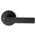 Lockwood Velocity Matt Black Privacy Set & L3 Lever DP VEL2/L3MBKDP