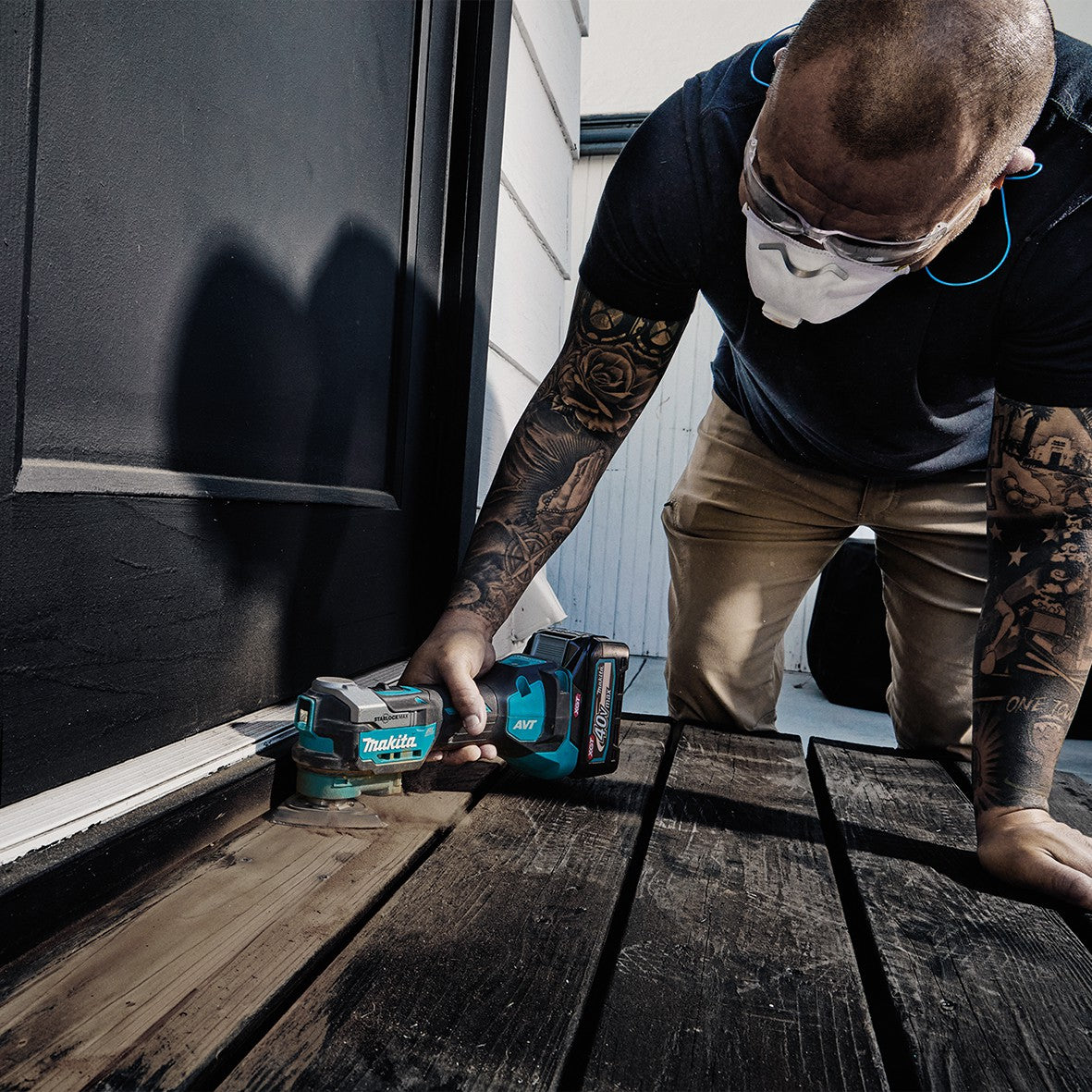 Makita 40V Max Vspd Starlock Avt Oscillating Multitool Skin TM001GZ