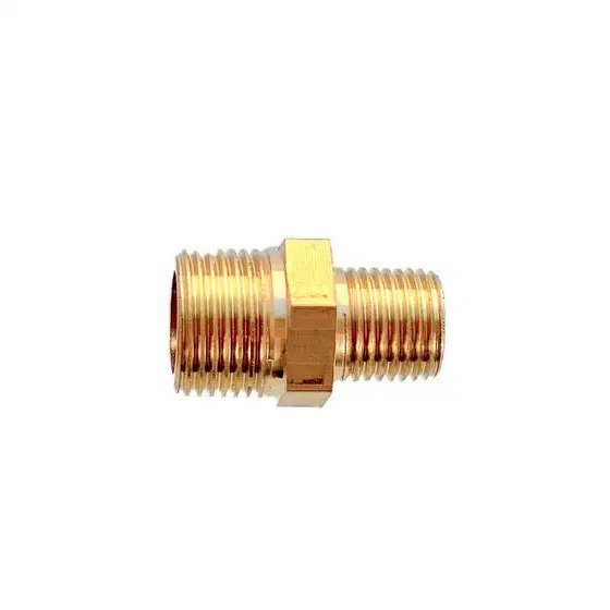 EMAX Double Air Fitting Brass Male 1/4"-3/8" EMM06-04