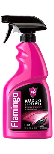 Flamingo Wax & Dry Spray Wax 500ml Wet Car F301