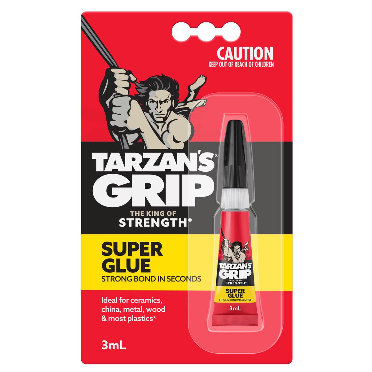 Selleys Tarzan's Grip Super Glue 3ml 103455