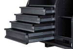 KA Boxes 4 Drawer 5 Shelves pullout Work Surface - Charcoal Grey KA1150D4CG