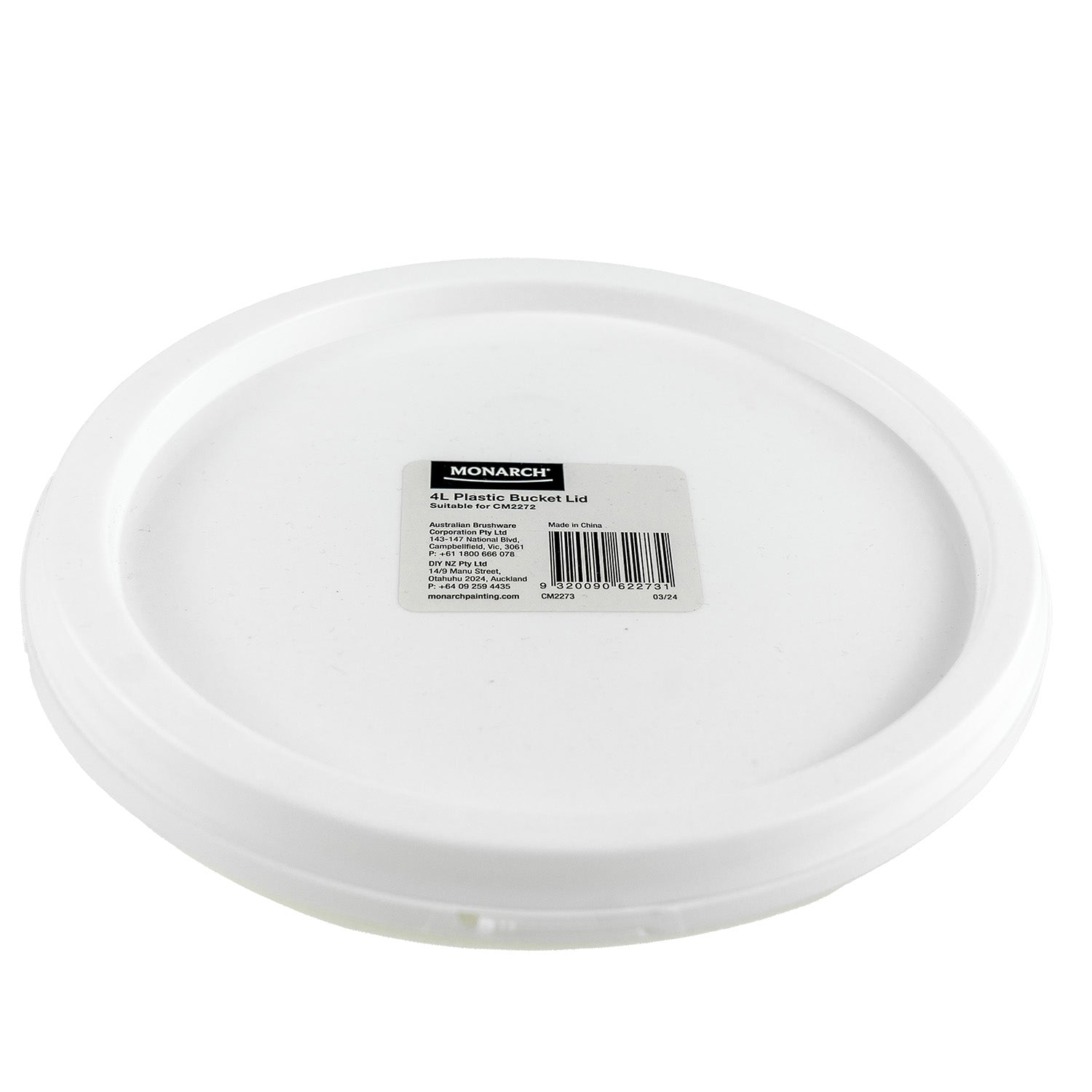 Monarch 4L Plastic Bucket Lid