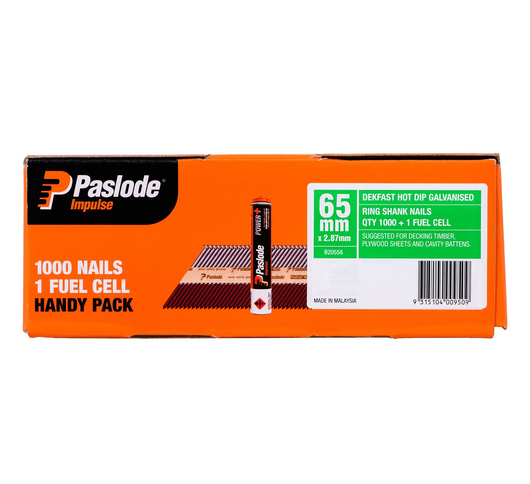 Paslode Impulse Dekfast 65mm Ag Hp