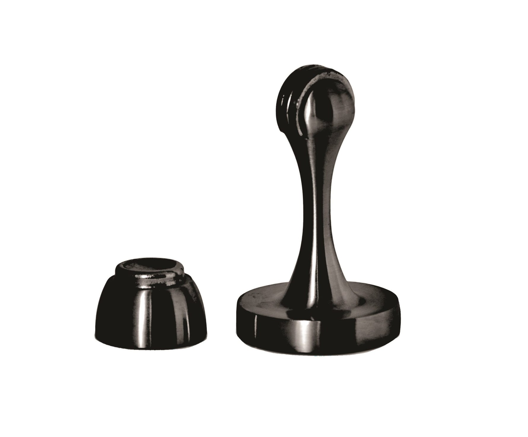 Trio Australia Doorstop-Silva Magnetic 75mm Black CD1 BR12-DSM07BL