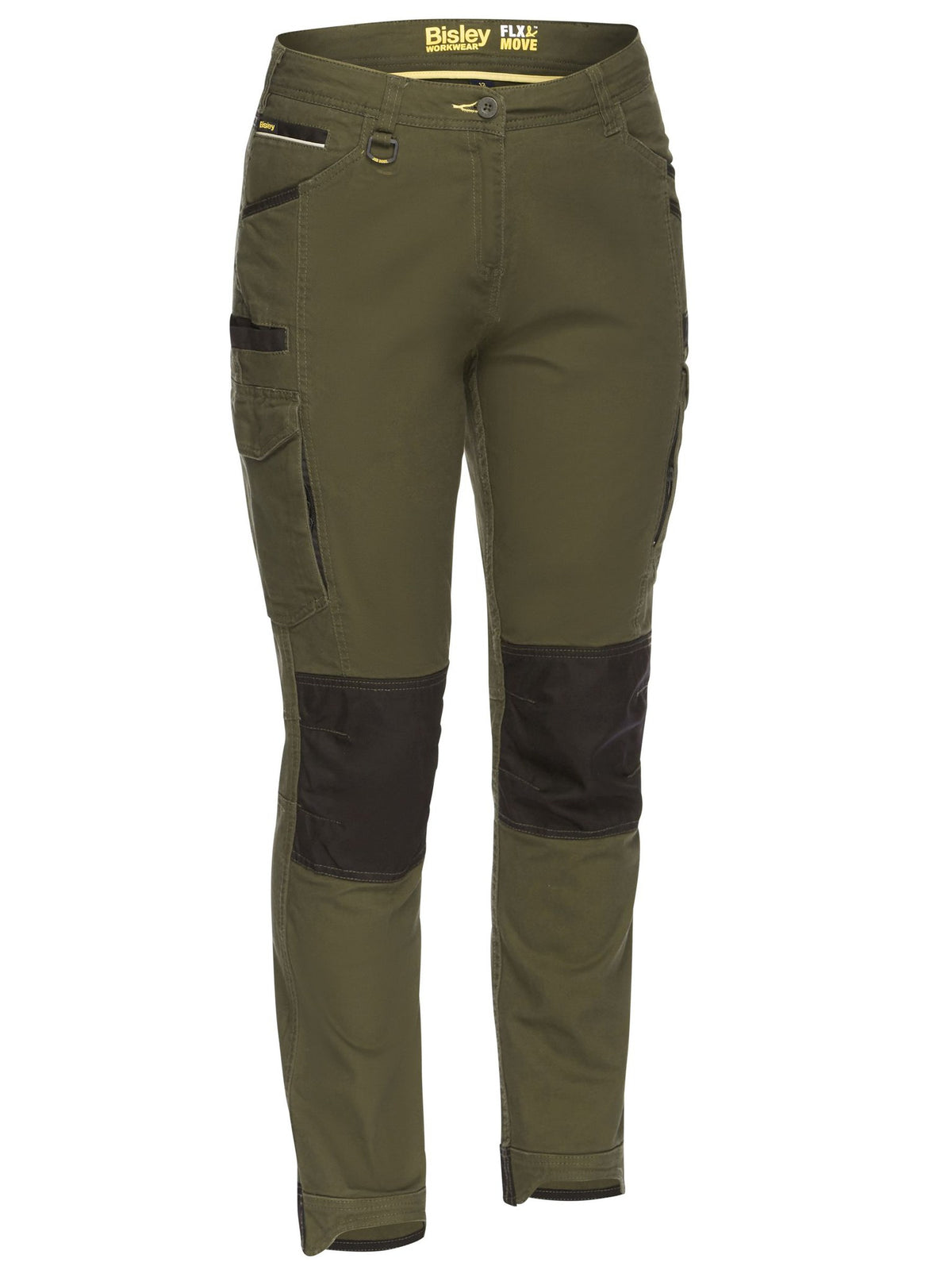 Bisley Workwear BPL6044 Women's Olive - Discontinued 18 Flx & Move™ Cargo Pants BPL6044_BOLV18