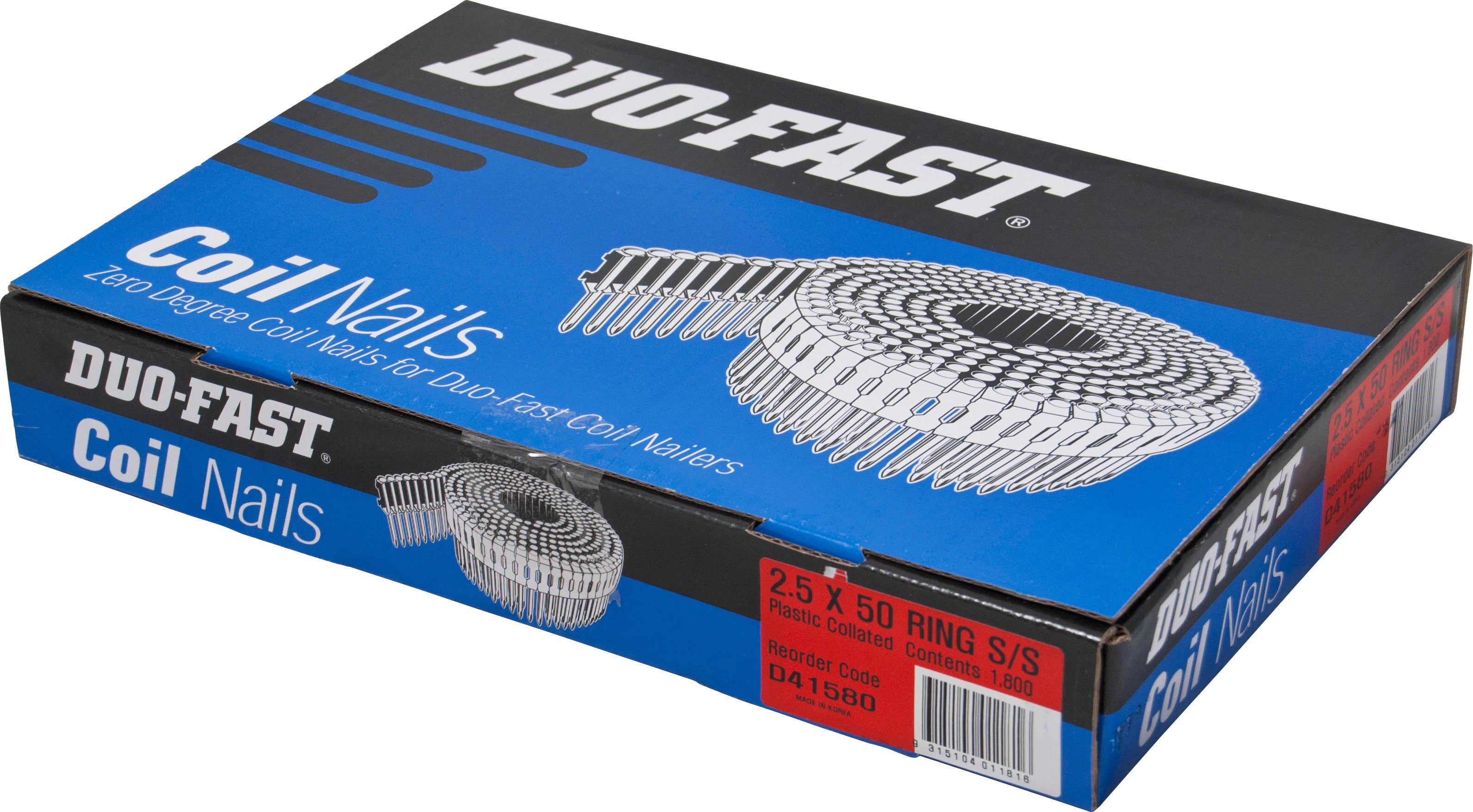 Paslode Duo Coil 2.5 X 50 Ring Ss