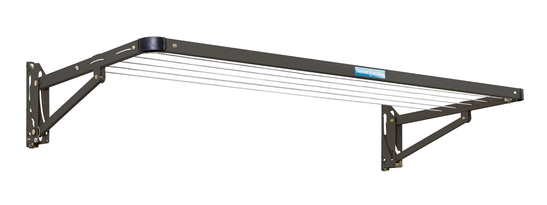 Daytek Mini Fold Down Clothesline Timber Grey A02840145