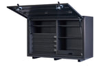 KA Boxes 4 Drawer 5 Shelves pullout Work Surface - Charcoal Grey