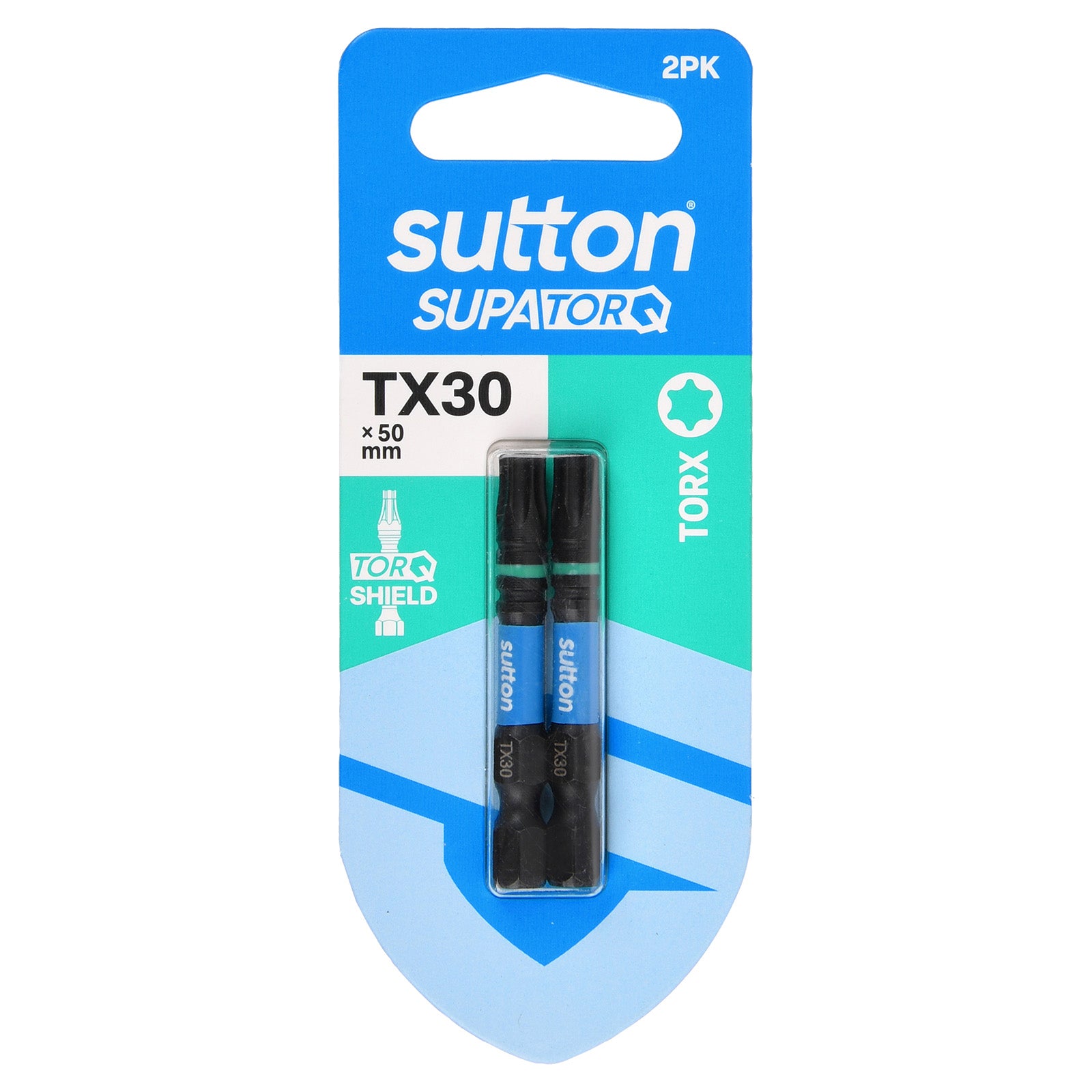 Sutton Tools Screwdriver Bit Supatorq Torx TX30 50Mm 2Pk S212H02B30