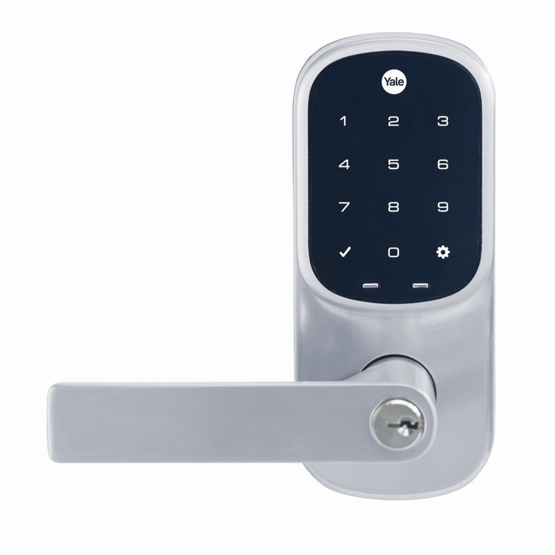 Yale Assure Keyed Lever With Yale Home Module Satin Chrome YRL226HKSC