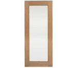 Excel Pacific F1LF Meranti Full Frosted External Door 2340 x 820 x 40 ACF1LFMFFED234082040