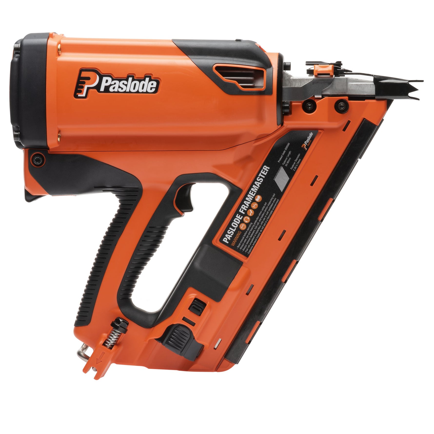 Paslode 2 x 2.2ah 50-90mm Framemaster Powervent Gas Framing Nailer Kit B20580