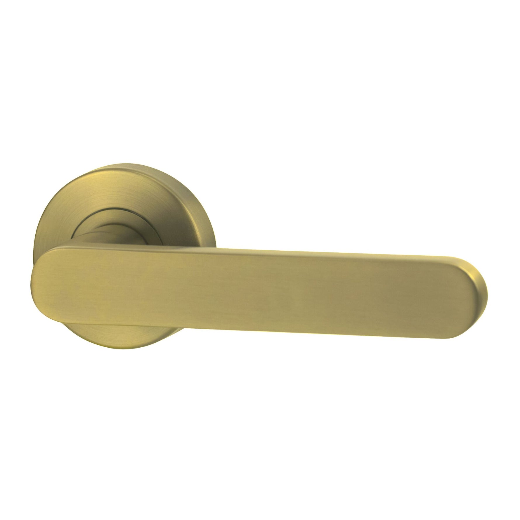 Lockwood Lever V3 Satin Brass PVD Passage Set With Latch VIV1/V3SBPVD