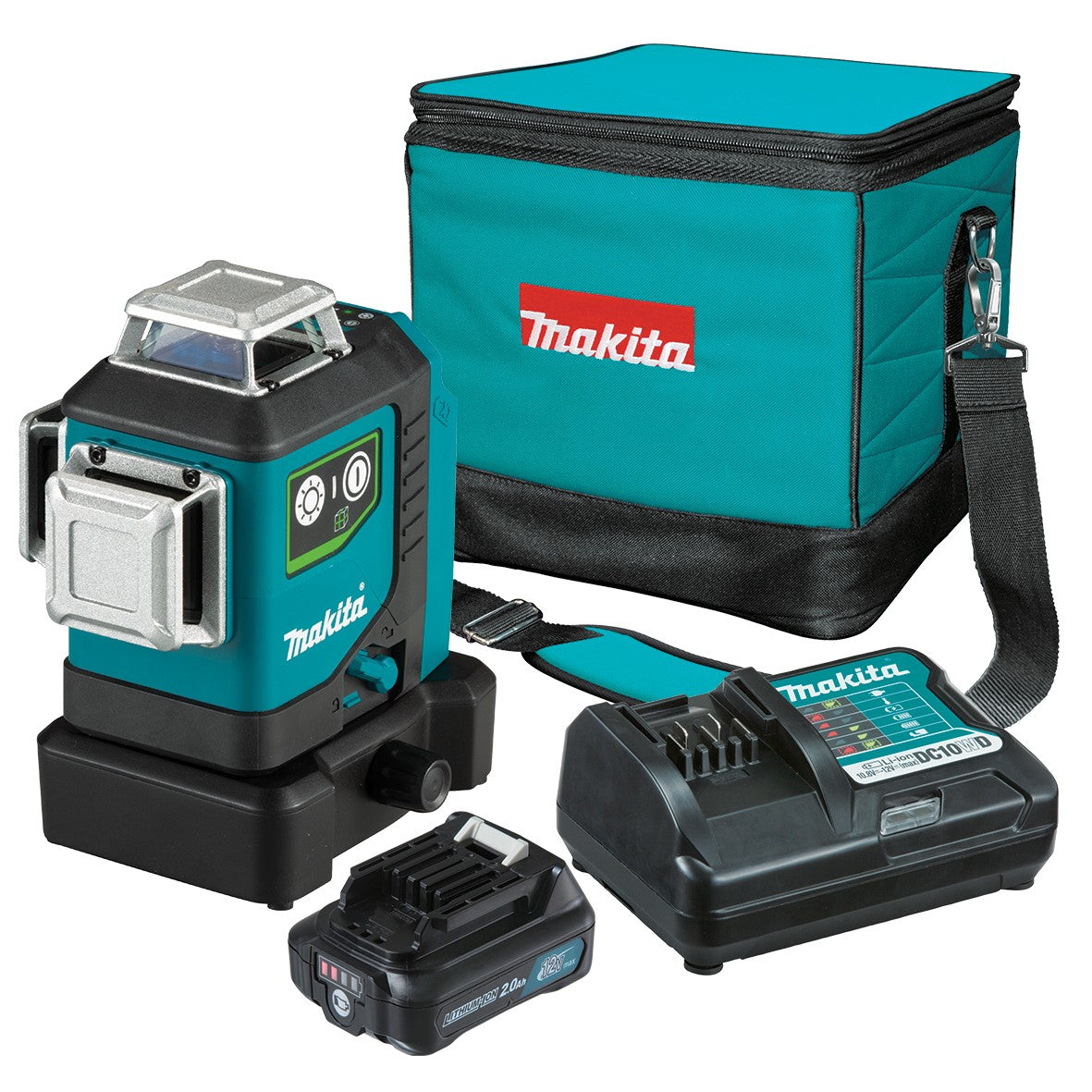 Makita 12V 3x360° Multi-line Green Laser Kit SK700GDWA