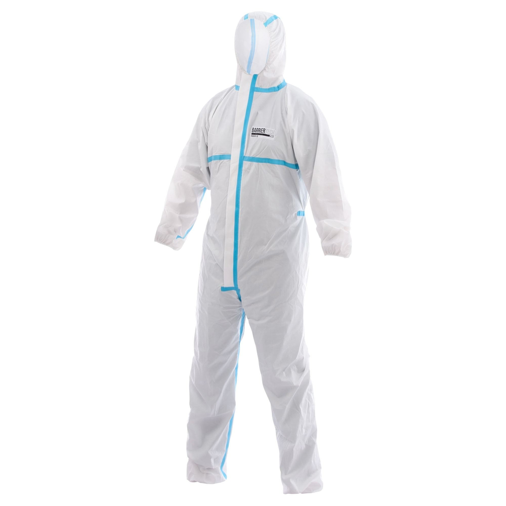 Pro Choice Safety Gear White Size L Barriertech Provek Seam Sealed Coveralls