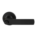 Gainsborough Matte Black Tradepro Round Rose Bela Entrance Key-in-Lever Set