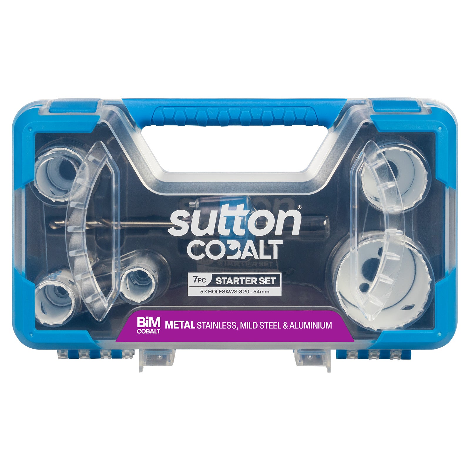 Sutton Tools Holesaw Bi-Metal Cobalt Starter Set 20-54Mm 7Pc H125SS07A