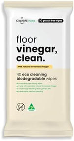 Clife Vinegar Floor Wipe 40PK CLS00104