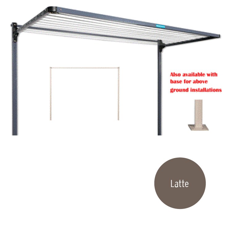 Daytek Ground Mount Kit 2.2m Iron Grey A02840566