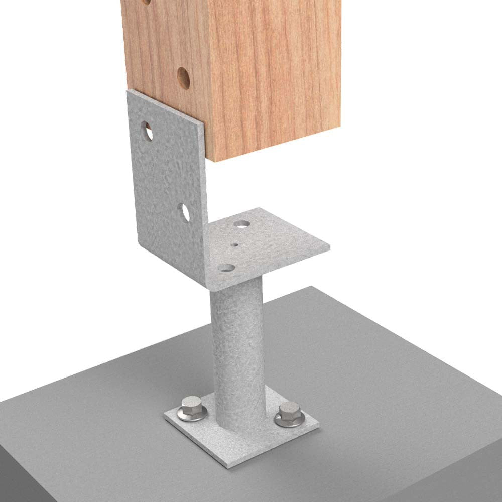 Vuetrade Post Support - 75mm - Half Stirrup VHSPS75