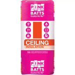 Fletcher Pink Batts R6.0 Ceiling Insulation Batt 1160 x 430 x 250mm - 6 Pack 4006043