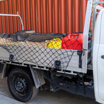 Monkey Grip Meshblock Cargo Net with Hooks 2500 x 2000mm Black LNM2