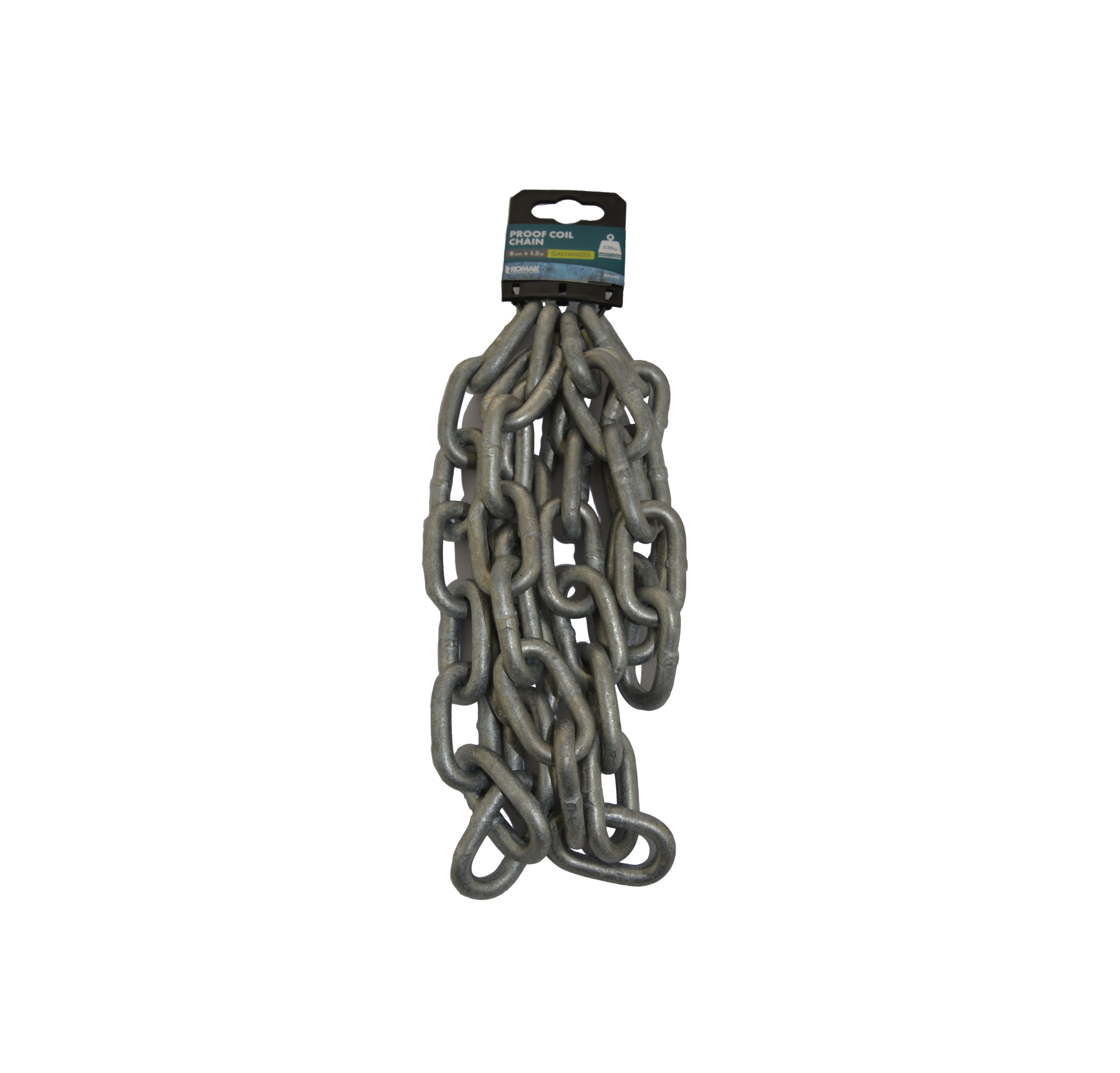 Romak Hot Dip Galvanized Chain 8Mm X 1.3M 886140