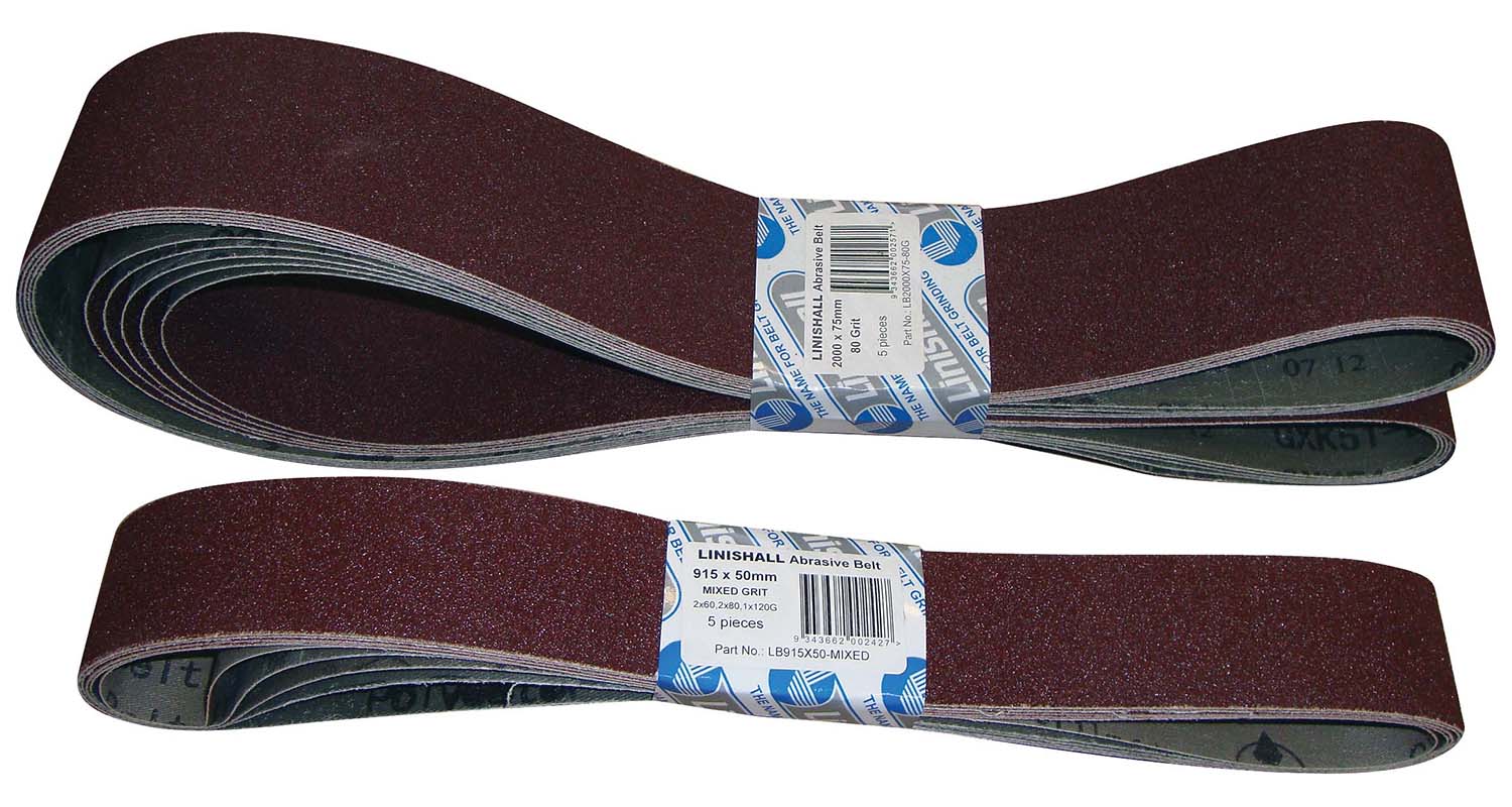 Linishall Linishing Belt 915x50mm - 60G - Pack of 5pcs LB915X50-60G