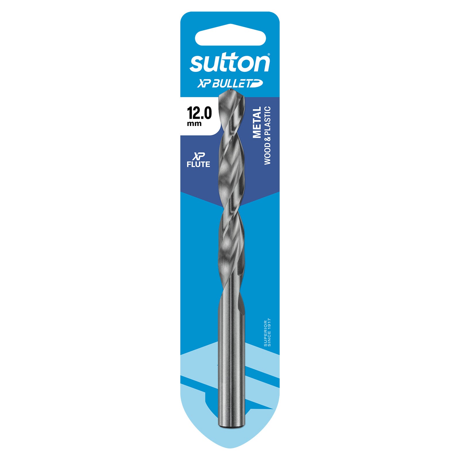 Sutton Tools Drill Jobber Hss Xp Bullet Carded 12.0Mm D220H1200